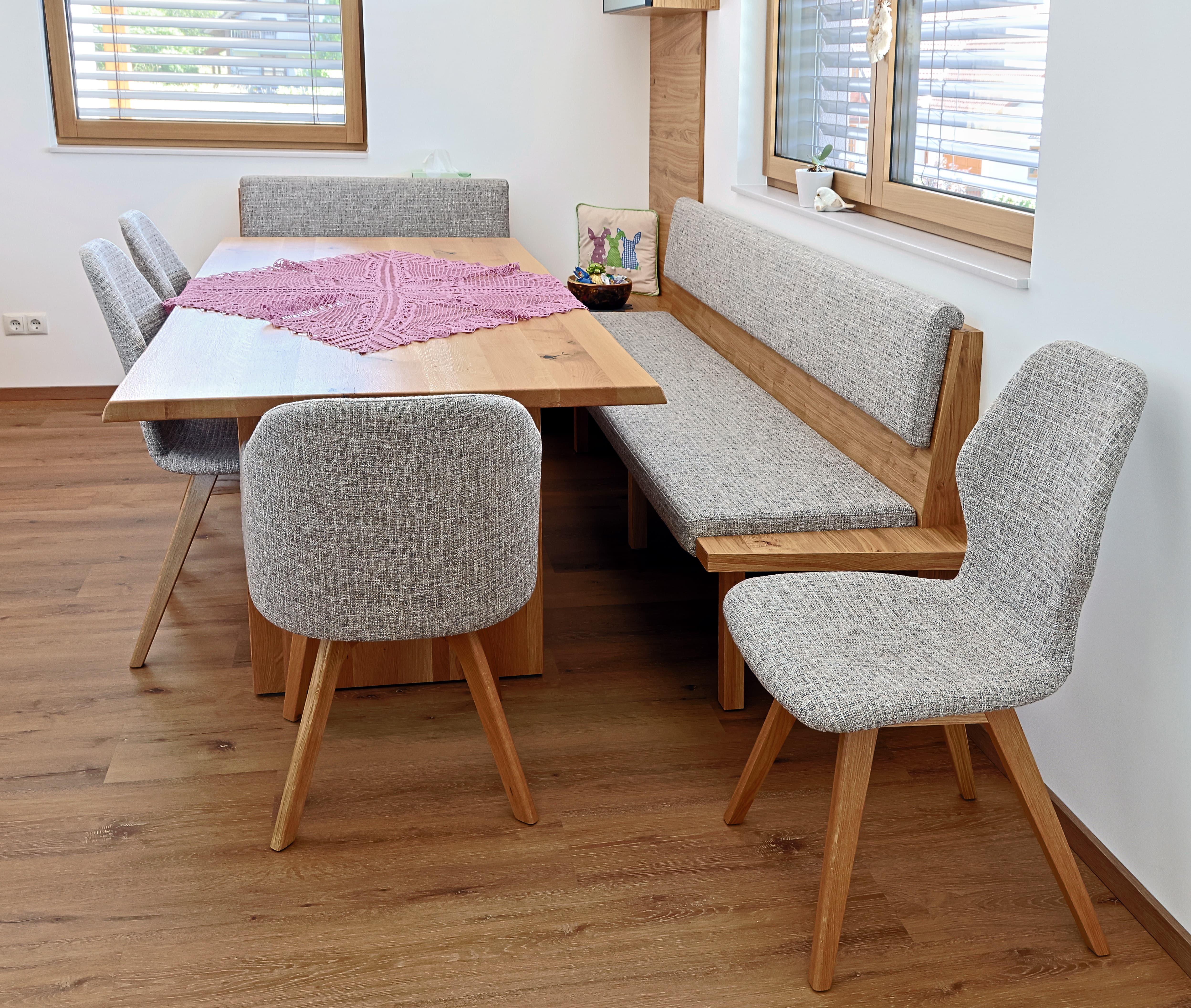 Esstisch aus massiver Eiche - Bild 2